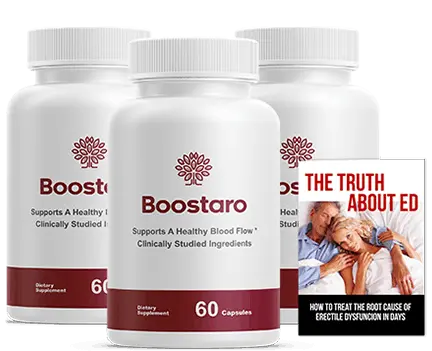 Boostaro supplement bottles and bonus guide